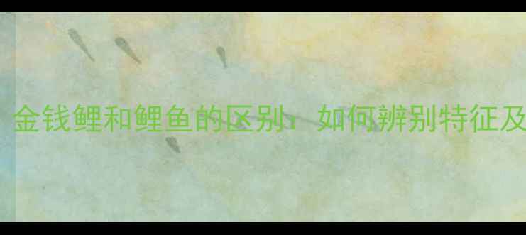 图片 垂钓必看！金钱鲤和鲤鱼的区别：如何辨别特征及垂钓技巧1