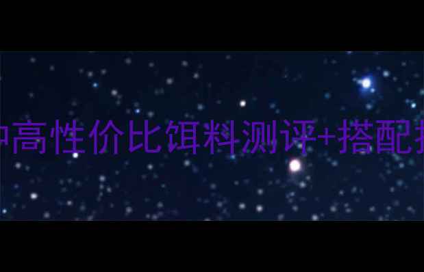 图片 路亚钓鱼新手必看！10种高性价比饵料测评+搭配技巧，附实战视频攻略🎣