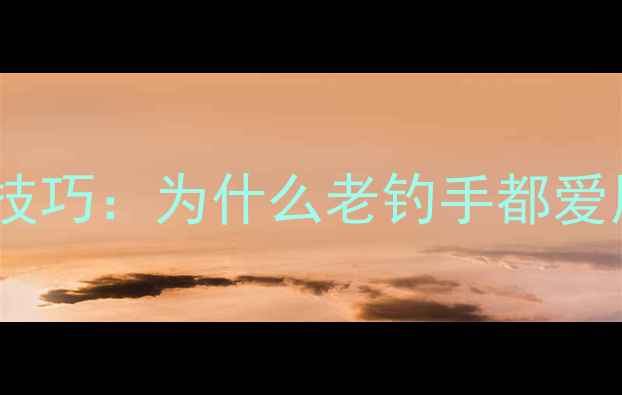 图片 野钓调四钓二技巧：为什么老钓手都爱用4-2调钓法？