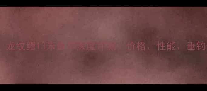 图片 🌊实测！龙纹鲤13米鱼竿深度评测：价格、性能、垂钓体验全2